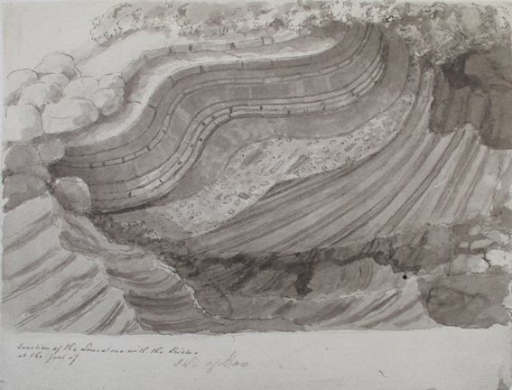 Clerk 'Junction of strata, isle of Man'